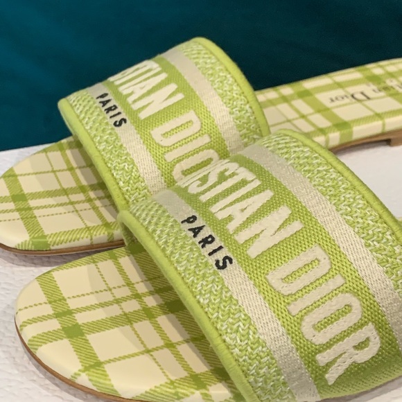SOLD-Dior Dway Slides Size 38 - Picture 3 of 6